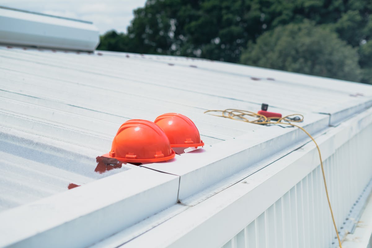 Gutter guard leaf protection system installed on a home